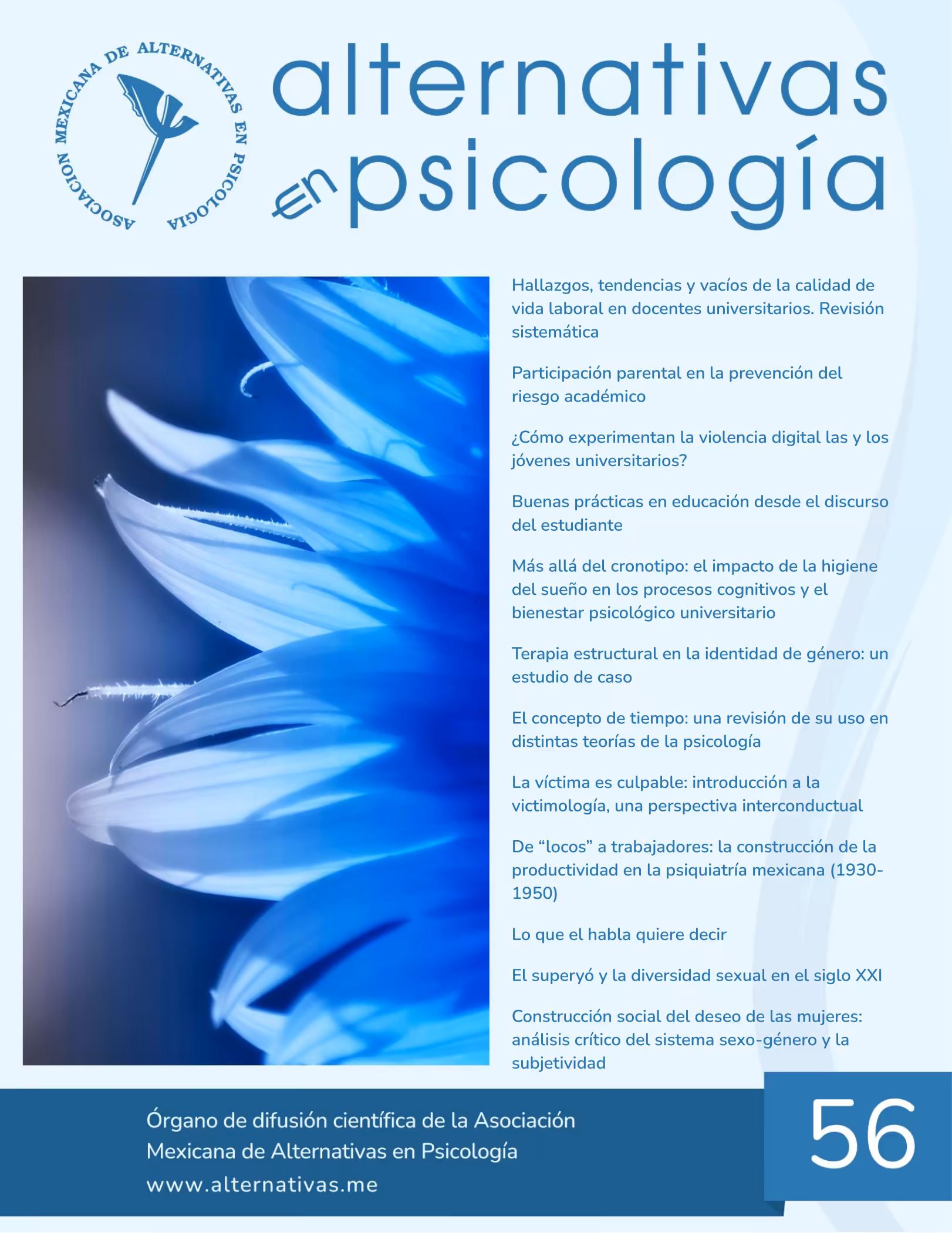 Revista Alternativas en Psicología – Número 56